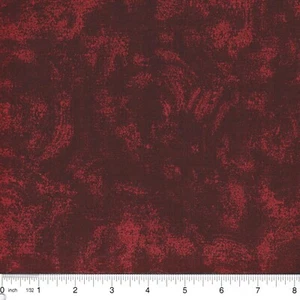 Tone on Tone Burgundy Red Cloud Wisps 100% Cotton Fabric by the 1/4 yard - Picture 1 of 1