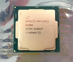 Intel Pentium G4560 3.50GHz Dual-Core 3MB LGA 1151 CPU P/N: SR32Y - Picture 1 of 2