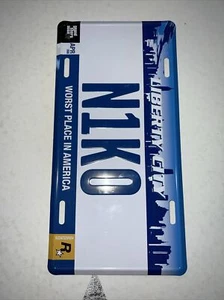 Placa de licencia Grand Theft Auto IV N1KO - Liberty City 2008 Rockstar - Imagen 1 de 7