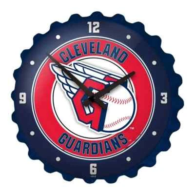 Cleveland Guardians 18.5" Bottle Cap Wall Clock - Image 1 of 4