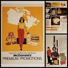 1980 McDonald's Premium Promotions Folder
