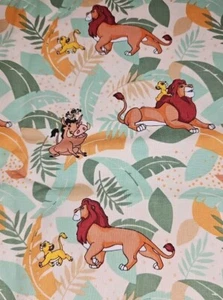100% Cotton Disney Lion King Remember Springs Creative Fabric 1/4 Yard - Picture 1 of 2