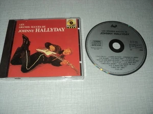 JOHNNY HALLYDAY CD FRANCE LES GRANDS SUCCES DE JOHNNY HALLYDAY - Picture 1 of 1