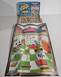 Disney Mousercise Presto Magix Poster Play Set - 1984 Vintage Mickey! - Picture 1 of 5
