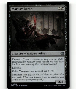 Lámina - MTG Markov Baron 14 MOM: The Aftermath - Imagen 1 de 1