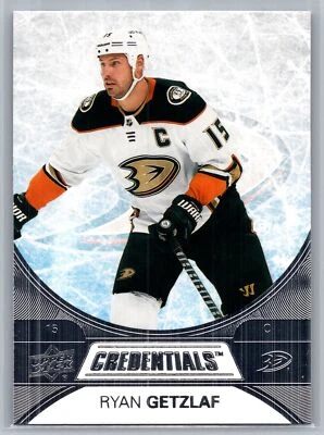 2021-22 Upper Deck Credentials #33 Ryan Getzlaf Anaheim Ducks - Image 1 of 2
