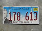 Illinois  2018  license plate #  178  613