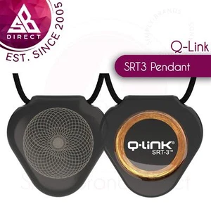 Q-Link SRT-3 Black Torus Triangle acrylic Pendant│Personal Energy System│EXU - Picture 1 of 1