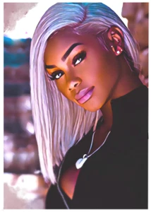 JADE CARGILL * Custom ACEO * Fun Novelty * WRESTLERS WWE * Art Card * ATC - Picture 1 of 2