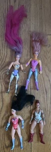 4 Pc Rare Lot 1984 SHE-RA Princess of Power & Friends Action Figure Dolls 5.5" - Picture 1 of 12