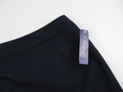 NUEVO CON ETIQUETAS Falda Lápiz Lana Pendleton De Colección Talla 4 Hecha en EE. UU. 100% Lana Virgen Azul Marino Foto 1 de 4