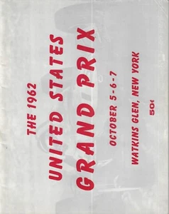 1962 US Grand Prix  Watkins Glen race program  Jim Clark won - Picture 1 of 7