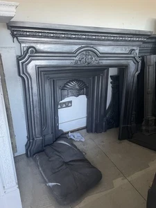 Victorian Cast Iron Fire Surround - Picture 1 of 2