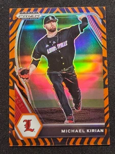 2021 Prizm Draft Picks - Michael Kirian #PDP173 Tiger Stripe Prizm /99 (RC) - Bild 1 von 2