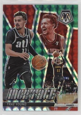 2023-24 Panini Mosaic Montage Teal Mosaic Prizm /75 Trae Young #9 - Image 1 of 2
