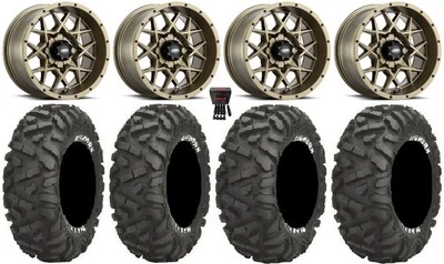 ITP Hurricane 14" Wheels Bronze 26" BigHorn Tires Suzuki KingQuad - Image 1 of 4
