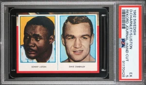 1962 Swedish Rekord Journal Sonny Liston Rookie Card RC PSA 5 EX Boxing HOF - Bild 1 von 2