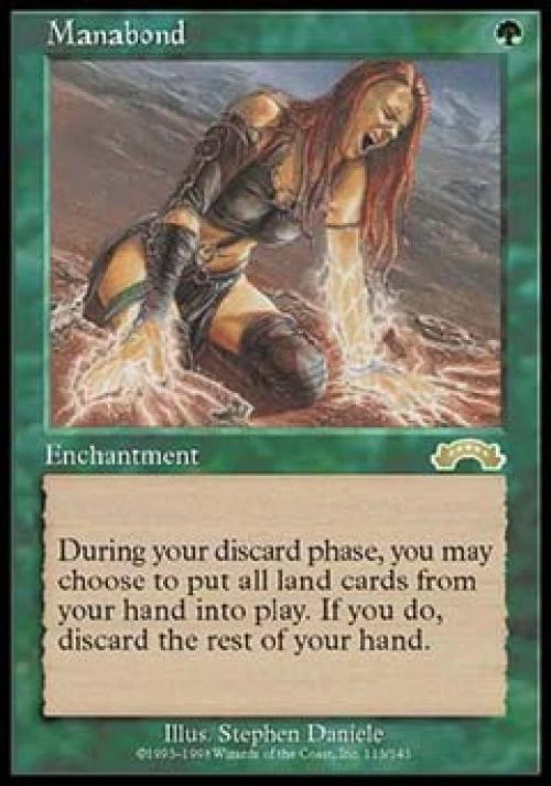 Manabond - Medium Play MTG Exodus - Image 1 of 1