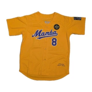 Kobe Bryant Baseball Jersey Stitched Mamba #8 #27 Lakers Colors size L - Picture 1 of 4