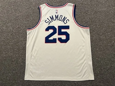 Ben Simmons - Philadelphia 76ers - 2017-18 Nike City Edition Jersey sz 56 (XXL) - Image 1 of 4