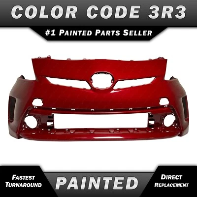 NEW Painted *3R3 Red* Front Bumper Cover Fascia for 2012-2015 Toyota Prius 12-15 Foto 1 de 4