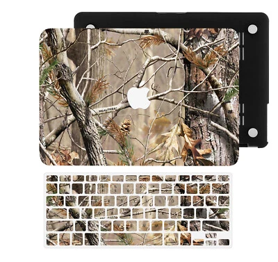 Funda rígida pintada de goma árbol camuflaje biónico KB para Macbook Pro Air Foto 1 de 4