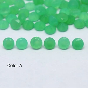 Natural Chrysoprase Lot 3x3 MM Round Shape Faceted Gemstone Lot - Picture 1 of 11