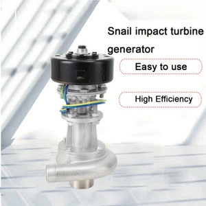Generador de energía hidroeléctrica 1000W Rueda hidráulica Generador de turbina de agua Generador de energía - Imagen 1 de 9