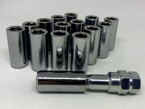 Holden VE VF Commodore 20 x Tuner Wheel Nuts 14mm x 1.5 x 50mm Height & Key - Picture 1 of 2