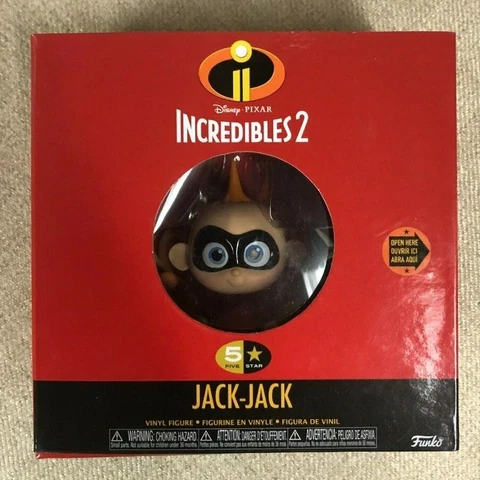 FUNKO Incredibles 2 Jack Jack 5 Star Vinyl Figure - NEW IN BOX - DISNEY PIXAR Cover