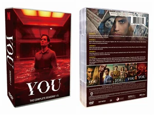 New YOU Seasons 1-5 (DVD, 15-Disc) Sealed English TV Series - Imagen 1 de 3