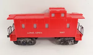 Vtg / O SCALE / LIONEL / CABOOSE #1007 / LIONEL LINES / COLLECTIBLE w WINDOWs - Picture 1 of 6