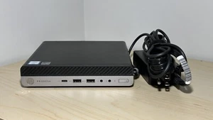 HP ProDesk 600 G3 Mini PC i5-6500T 8GB 256GB SSD Win 10 Pro | AC Adapter - Picture 1 of 3