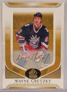 Wayne Gretzky 2020-21 SP Signature Edition Legends Auto Gold #350 Rangers - Picture 1 of 2