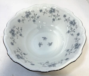 Guarnición de verduras guirnalda azul vintage Johann Haviland 8,5" - Imagen 1 de 5
