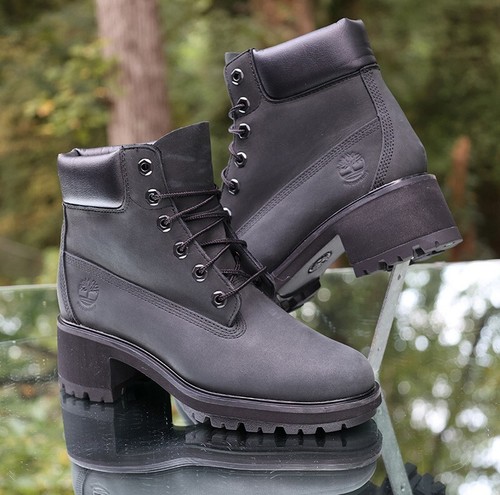 Stivali Timberland da donna Kinsley 6 pollici taglia 7 5 neri nabuk A25C4