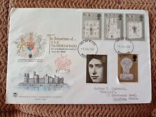 FDC Investiture HRH Prince Charles of Wales 1969 Caernavon Castle Royalty Stamps