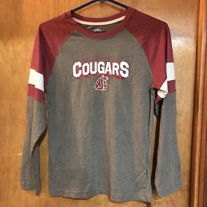 Rivalry Threads Washington State Cougars WSU Youth Long Sleeve Shirt Size L - Picture 1 of 4