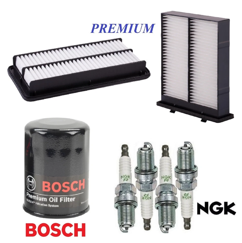 Kit de puesta a punto filtros de aceite de cabina de aire bujías para Suzuki SX4 L4 2,0 L 2010-2013 Foto 1 de 1