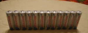 TENERGY PACK OF 12 PREMIUM 2500mAH-NI-MH ALKALINE RECHARGEBLE  LITHUM BATTERIES - Picture 1 of 9