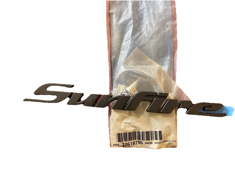 NOS GM 1998-2002 Pontiac Sunfire Front Nameplate Emblem 22618750 - Image 1 of 1