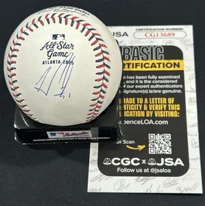 Freddy Peralta Firmado 2025 Juego de Estrellas Béisbol Autografiado Cerveceros Certificado de Autenticidad JSA - Imagen 1 de 2