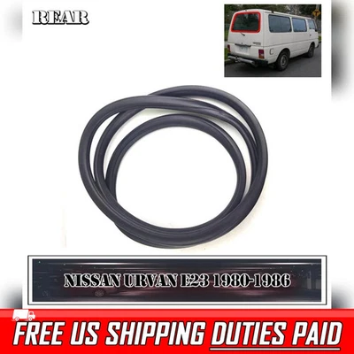 Sello de goma parabrisas trasero para Nissan Urvan Caravan E23 1980-1986 Foto 1 de 4