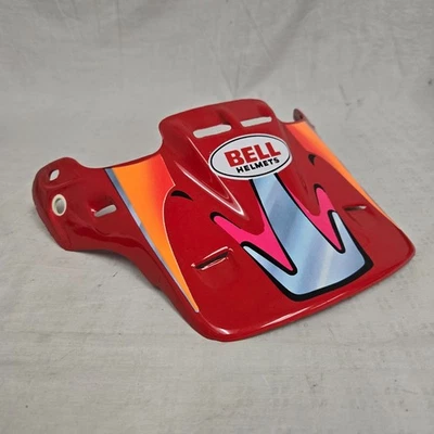 Visera gráfica Bell Moto 6 roja *ANTIGUO STOCK NUEVO* Foto 1 de 3