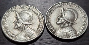 ***TWO*** Panama 1/10 Balboa 1983 World Coins - High Grade! - Picture 1 of 2