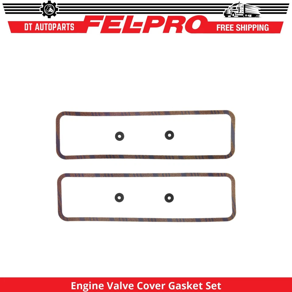 For 1955-1958 Ford Thunderbird Engine Valve Cover Gasket Set Fel-Pro 1956 1957 - Image 1 of 1