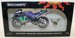 Minichamps 1/12 122 163046 Yamaha YZR-M1 Valentino Rossi Movistar MotoGP 2016 - Picture 1 of 9