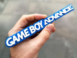 Game Boy Advance 3D logo / shelf display / fridge magnet - gaming collectible - Picture 1 of 3