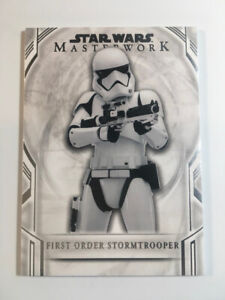 2018 Topps Star Wars Masterwork #78 First Order Stormtrooper - base card