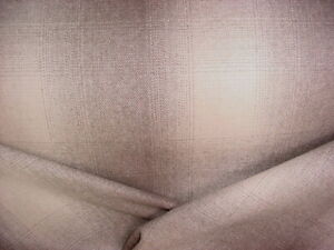 13Y Maxwell 702 Belstaff Taupe Sand 100% Wool Tartan Plaid Upholstery Fabric